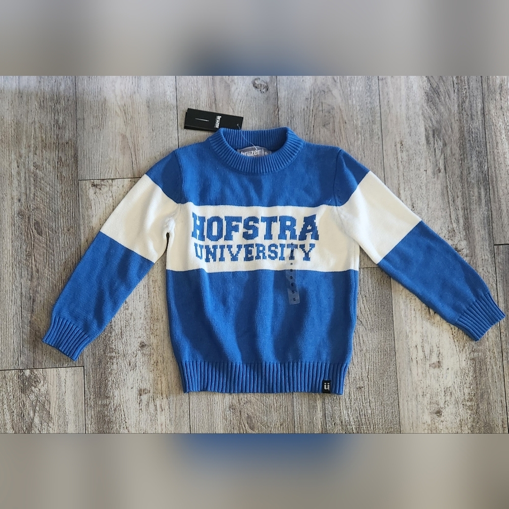 Youth Bruzer HOFSTRA University Youth Bar Down Sweater
